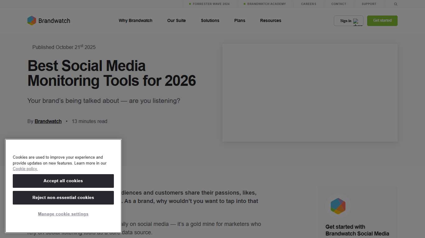 Top 11 Social Media Monitoring Tools for 2026 Brandwatch
